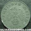 German Third Reich Zinc 5 Reichspfennig (Obverse)