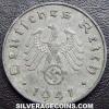 German Third Reich Zinc 10 Reichspfennig (Obverse)