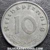 German Third Reich Zinc 10 Reichspfennig (Reverse)