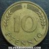 German Federal Republic 10 Pfennig (Reverse)