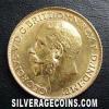 George V South African Gold Sovereign (Obverse)
