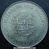 Elizabeth II British 25 New Pence (Silver Wedding) (Reverse)