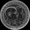 Christian X Danish Silver 2 Kroner (Wedding Anniversary) (Obverse)