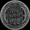 Christian X Danish Silver 2 Kroner (Wedding Anniversary) (Reverse)