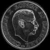 Christian X Danish Silver 2 Kroner (Anniversary of Reign) (Obverse)
