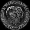 Frederik IX Danish Silver 2 Kroner (Tuberculosis in Greenland) (Obverse)
