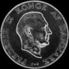 Frederik IX Danish Silver 2 Kroner (Margrethe's 18th Birthday) (Obverse)
