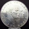 Olav V Norwegian Silver 25 Kroner (Liberation) (Obverse)