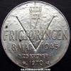 Olav V Norwegian Silver 25 Kroner (Liberation) (Reverse)