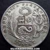 Peruvian Silver Half Sol (Obverse)