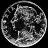Victoria Straits Settlements Silver 20 Cents (Obverse)