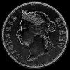 Victoria Straits Settlements Silver 50 Cents (Obverse)