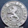 Leopold II Belgian 10 Cents (French) (Obverse)