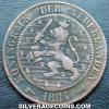 Wilhelm III Dutch Bronze 2 and a Half Cents (Obverse)