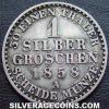 Silbergroschen de Vellón Prusiano de Federico Guillermo IV (Reverso)