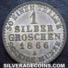 Silbergroschen de Vellón Prusiano de Guillermo I (Reverso)