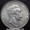2 Marcos de Plata Prusianos de Guillermo II (Anverso)