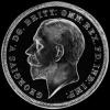 George V British Silver Crown (art deco .925) (Obverse)