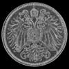 Franz Joseph I Austrian Bronze 2 Heller (Obverse)
