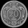 Franz Joseph I Austrian 20 Heller (Reverse)