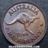 George VI Australian Bronze Half Penny (Reverse)