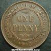 George V Australian Bronze Penny (Reverse)