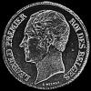 Leopold I Belgian Silver Quarter Franc (Obverse)