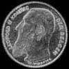 Leopold II Belgian Silver 50 Centimes (Dutch) (Obverse)