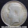 Albert I Belgian Silver 50 Centimes (French) (Obverse)