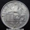 Leopold III Belgian Silver 50 Francs (Dutch) (Obverse)