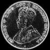 George V Ceylon Silver 50 Cents (Obverse)