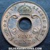 East African Bronze 5 Cents (Obverse)