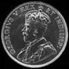 George V East African Silver 25 Cents (Obverse)