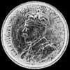 George V East African Silver 25 Cents (Obverse)