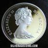 Elizabeth II Canadian Silver Dollar (Regina) (Obverse)