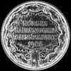 Haakon VII Norwegian Silver 2 Kroner (border watch) (Reverse)