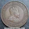 Edward VII Canadian Bronze Cent (Obverse)