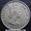 Elizabeth II Cypriot 50 Mils (Obverse)