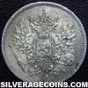 25 Pennia de Plata Finlandeses (Anverso)
