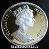 Elizabeth II Manx Silver Crown (Honeymoon) (Obverse)