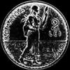 Carol I Romanian Silver 2 Lei (Reverse)