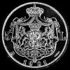 Carol I Romanian Silver 5 Lei (Reverse)
