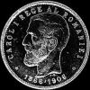 Carol I Romanian Silver 5 Lei (40th Anniversary) (Obverse)