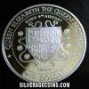 Elizabeth II Cayman Islands Silver Dollar (Queen Mother) (Reverse)