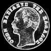 Otto Greek Silver Quarter Drachma (old head left) (Obverse)