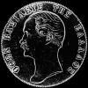Otto Greek Silver 5 Drachmas (old head left) (Obverse)
