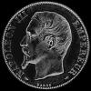 Napoleon III French Silver 2 Francs (Obverse)