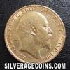 Edward VII British Gold Half Sovereign (Obverse)