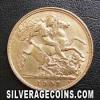 Edward VII British Gold Half Sovereign (Reverse)