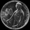 Czechoslovak Silver 50 Korun (1944 Uprising) (Reverse)